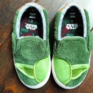 TOMS Luca Star Wars Yoda Terry Cloth Shoes